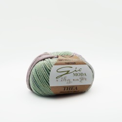 Lana Thea col sfumato verde rosa tiffany